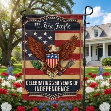 Discover 250th Anniversary Flag, Patriotic Eagle Shield We The People US Flag