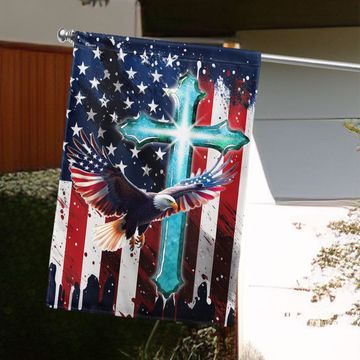 Discover Flagwix American Flag - Eagle Patriot Christian Cross 4th of july Flag