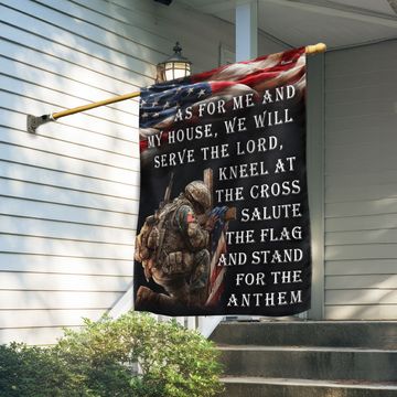 Discover American Flag - Christian Military Patriotic Flag - Canvas Double Sided Banner for Home and Garden Decoration