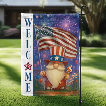 Discover Flagwix American Flag - Welcome 4th of july Gnome Patriotic American Flag