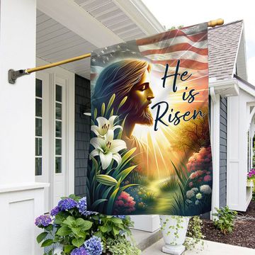 Discover FLAGWIX  Easter Day Jesus He Is Risen Flag