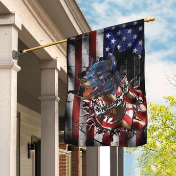 Discover Pitbull American Flag