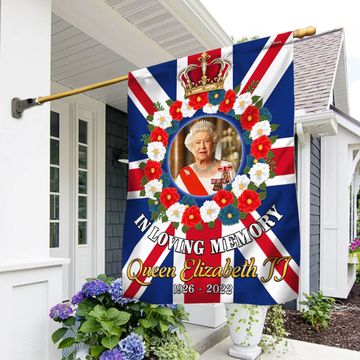 Discover In Loving Memory Queen Elizabeth II Union Jack Flag