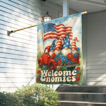 Discover Flagwix American Flag - Welcome Gnomies 4th Of july Flag