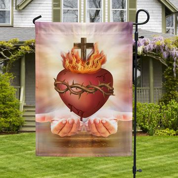 Discover Sacred Heart of Jesus Catholic Flag