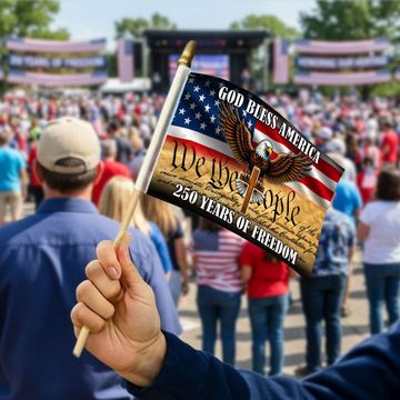 Discover Patriotic Christian 250 Years Flag, God Bless America Handheld Flag Decor