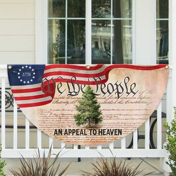 Discover Flagwix American Flag - An Appeal To Heaven Flag We The People Betsy Ross 1776 Pine Tree Non-Pleated Fan Flag