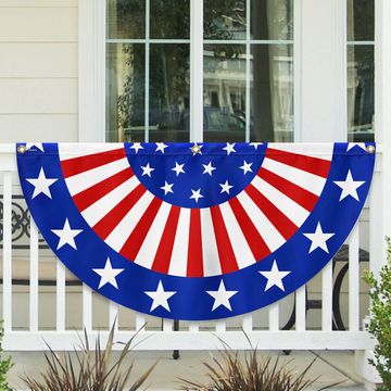 Discover Flagwix American Flag - Happy 4th Of july Independence Day Non-pleated Fan Flag