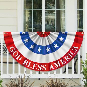 Discover Flagwix American Flag - Happy 4th Of july God Bless America Non-pleated Fan Flag