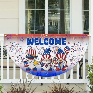 Discover Flagwix American Flag - 4th of july Decoration American Independence Day Non-Pleated Fan Flag