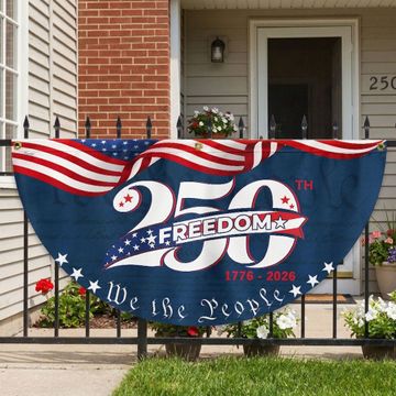 Discover 250 Years of America 1776 2026 Flag, 250 Years Semiquincentennial Fan Flag