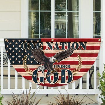 Discover Flagwix American Flag - Soaring Patriotic Eagle One Nation Under God Flag (Non-Pleated)
