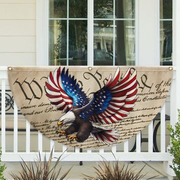 Discover Flagwix American Flag - Patriotic Eagle We The People American Non-Pleated Fan Flag