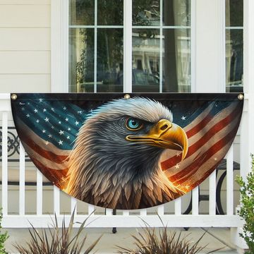 Discover Flagwix American Flag - Eagle American Flag 4th of july Independence Day Non-Pleated Fan Flag