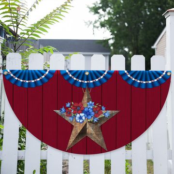 Discover Flagwix American Flag - Happy 4th Of july God Bless America Non-Pleated Fan Flag