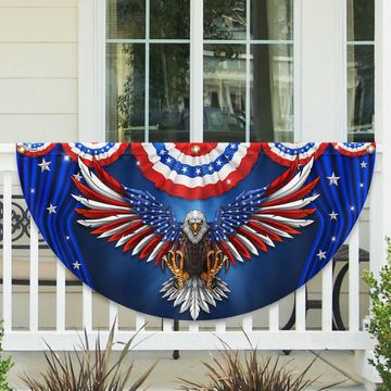 Discover Flagwix American Flag - Patriotic Eagle American Non-Pleated Fan Flag