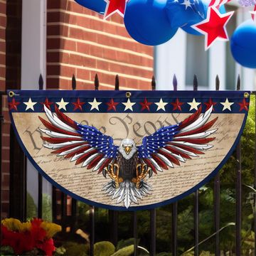 Discover Flagwix American Flag - We The People Patriotic Eagle Non-Pleated Fan Flag
