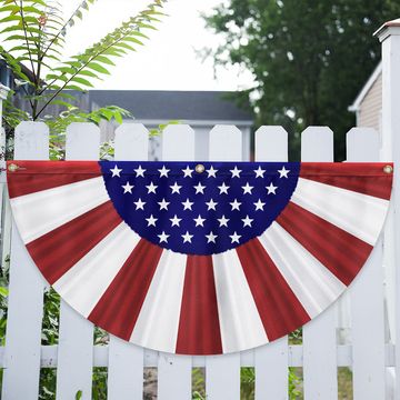 Discover Flagwix American Flag - Patriotic American Non-Pleated Fan Flag