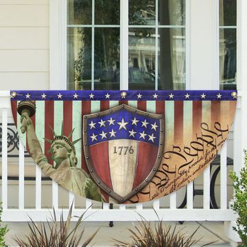Discover Flagwix American Flag - 1776 We The People Patriotic Non-Pleated Fan Flag