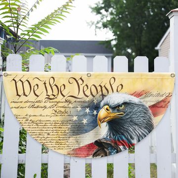 Discover Flagwix American Flag - Happy 4th Of july, We The People. Patriotic American Eagle Non-Pleated Fan Flag