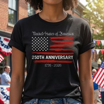 Discover Patriotic Shirt, America 250th Anniversary Semiquincentennial Shirt