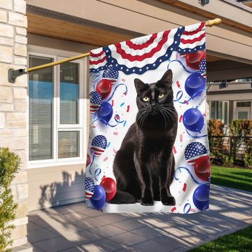 Discover Flagwix American Flag - Patriotic Black Cat 4th Of july Independence Day Flag