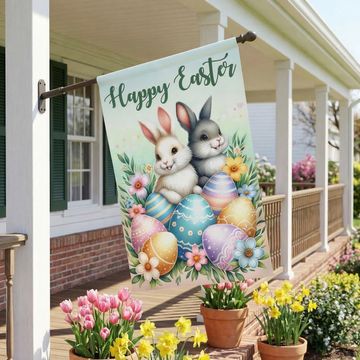 Discover FLAGWIX  Happy Easter Bunnies Eggs Flag