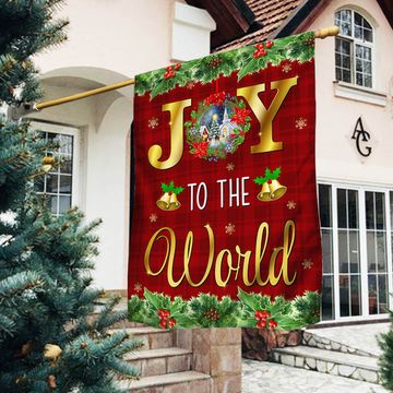 Discover Christmas Flag Joy To The World