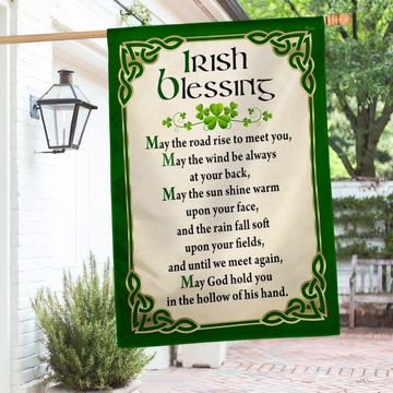 Discover St Patrick's Flag Irish Blessing QuoteTQN833F