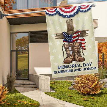Discover Memorial Day Flag Remember And Honor Patriotic Flag TQN1009Fv2