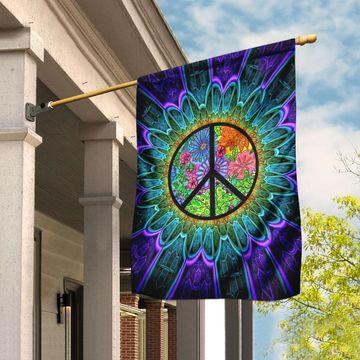 Discover Hippie Just A Little Something To Brighten Your Day Flag 3-Day Shipping