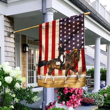 Discover Dressage American Flag