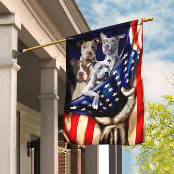 Discover Pitbull Dogs Flag