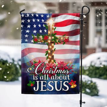 Discover Jesus Christ Christmas Flag Christmas Is All About Jesus