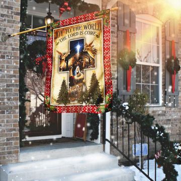 Discover Baby Jesus Christmas FLAGWIX  ™ Joy To The World The Lord Is Come Flag
