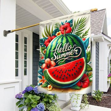 Discover FLAGWIX Hello Summer Watermelon Flag