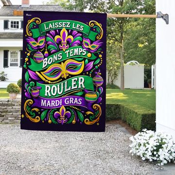 Discover FLAGWIX  Mardi Gras Laissez Les Bons Temps Rouler Flag