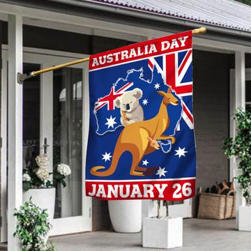 Discover Happy Australia Day January 26 Flag