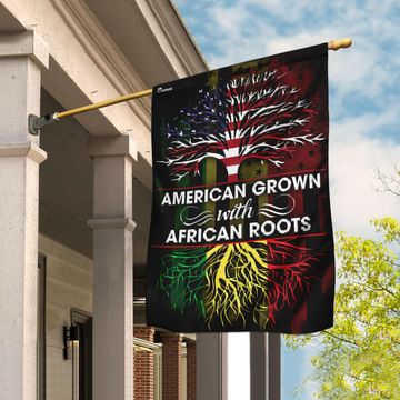 Discover American Grown With African Roots Flag