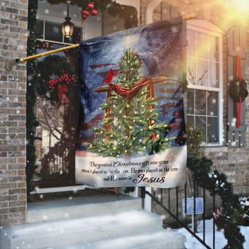 Discover Jesus Christ The Greatest Gift Christmas Flag