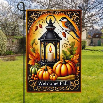 Discover Welcome Fall Pumpkins Flag