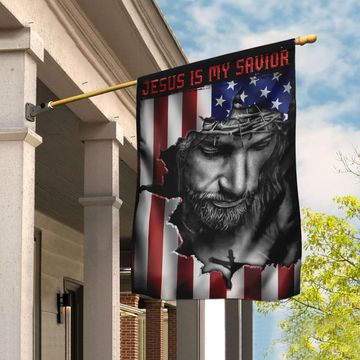 Discover Jesus And American Flag FLAGWIX  ™ Jesus Is My Savior Flag
