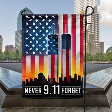 Discover Never Forget 911 Patriot Day Flag
