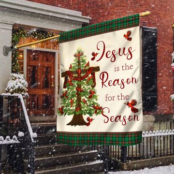Discover Jesus Is The Reason For The Season Christmas Flag TQN536Fv2