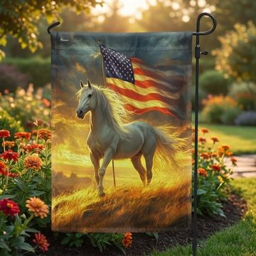 Discover Patriot Horse Flag