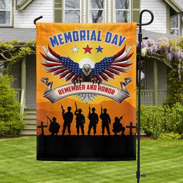 Discover US Veterans Eagle Flag Remember and Honor Memorial Day Patriotic Veterans Day Decor