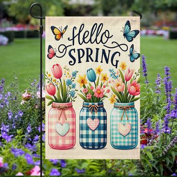 Discover FLAGWIX Hello Spring Flowers Flag