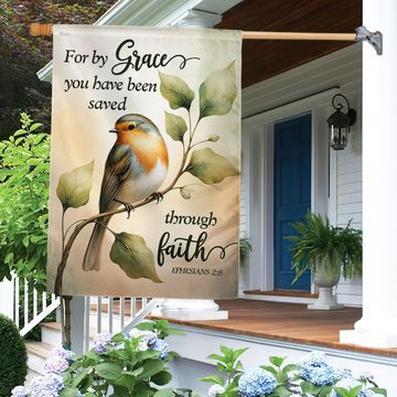 Discover FLAGWIX Bible For Grace You Have Been Saved Through Faith Spring Flag