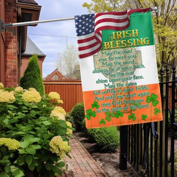 Discover FLAGWIX  Irish Blessing Celtic Cross St. Patrick's Day Flag