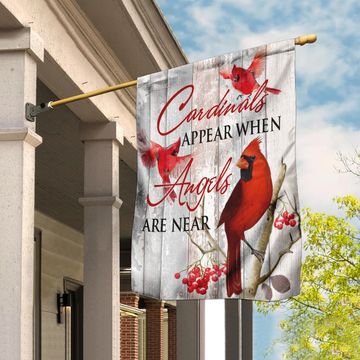 Discover Cardinals Appear When Angels Are Near Flag
